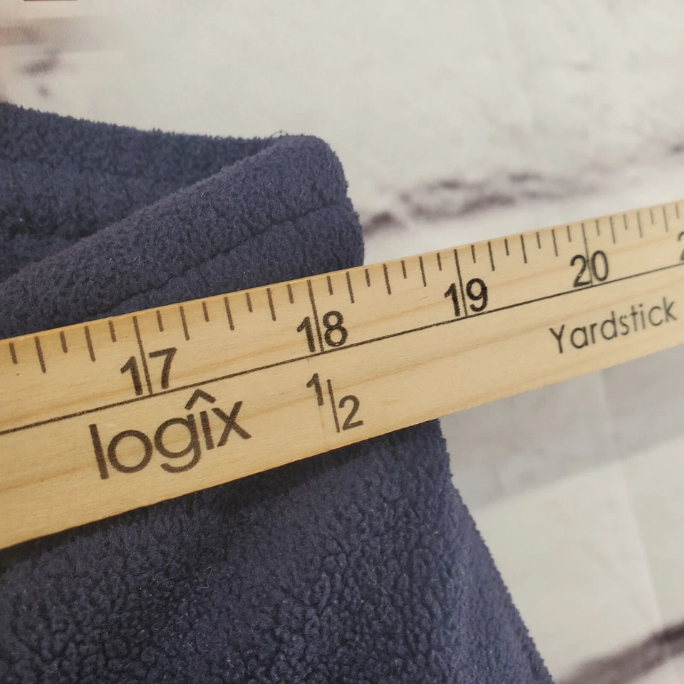 FILA Pants Mens XXL Cargo Fleece Pull On Drawstring Straight Navy Blue - Image 3 of 4