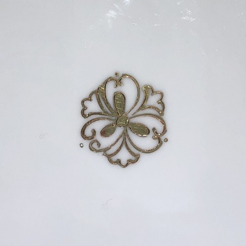 MORIMURA NIPPON Floral Cake or Sandwich Plate Reticulated Handles 9.6” Antique - Picture 4 of 8
