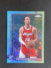 Luke Kennard 2025-26 Topps Chrome Aqua Refractor Base /199 #117