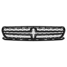 New Front Black Bumper Radiator Upper Grille For Dodge Charger Se Sxt 2015-2023