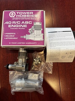 *BRAND NEW* Tower Hobbies  TH .40 RC ABC Engine w/Muffler