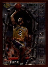 1996-97 Finest #43 Derek Fisher B RC Rookie Card
