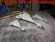 3D Printed 1/350/400/700  American XB-70 bomb...