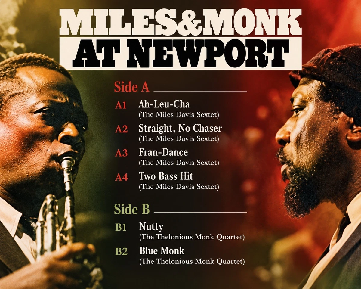 Miles Davis & Thelonious Monk At Newport 180g Vinyl LP 2013 Mono Sealed