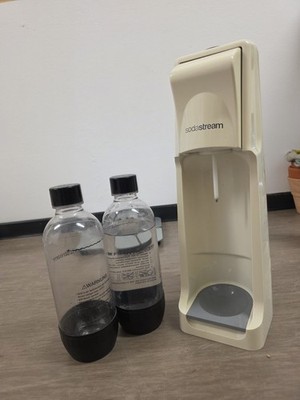 Soda Maker Maschine mit 2 Original Weißen Flaschen Verändere Dein Leben Wade..C