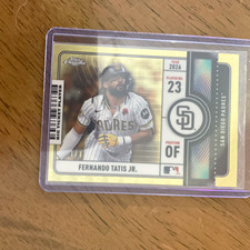 Marketplace image: 2026 Topps Chrome Big Ticket Players Fernando Tatís Jr. Superfractor 1/1