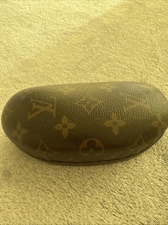 Louis Vuitton Monogram Soft Eyeglass Case Leather Brown