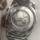 Winner Automatic Mechanical Skeleton Dial Tachymeter 40mm Silver Bracelet 3ATM — photo 5
