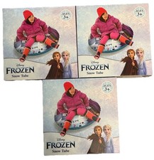 3 X Disney Frozen Inflatable Snow Tube 33  diameter 264 lb Weight Limit