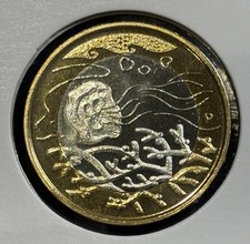 Finland 5€ 2014 Nordic Nature Waters KM#206 Bimetal BU B2935