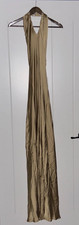 Show‎ Me Your Mumu Jasmine Halter Maxi Dress Rose Gold Luxe Satin XL NWT Formal