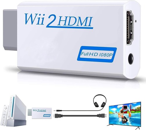 HDMI Converter - HD Video Audio Output with 3.5mm Audio Jack, Supports All Di...