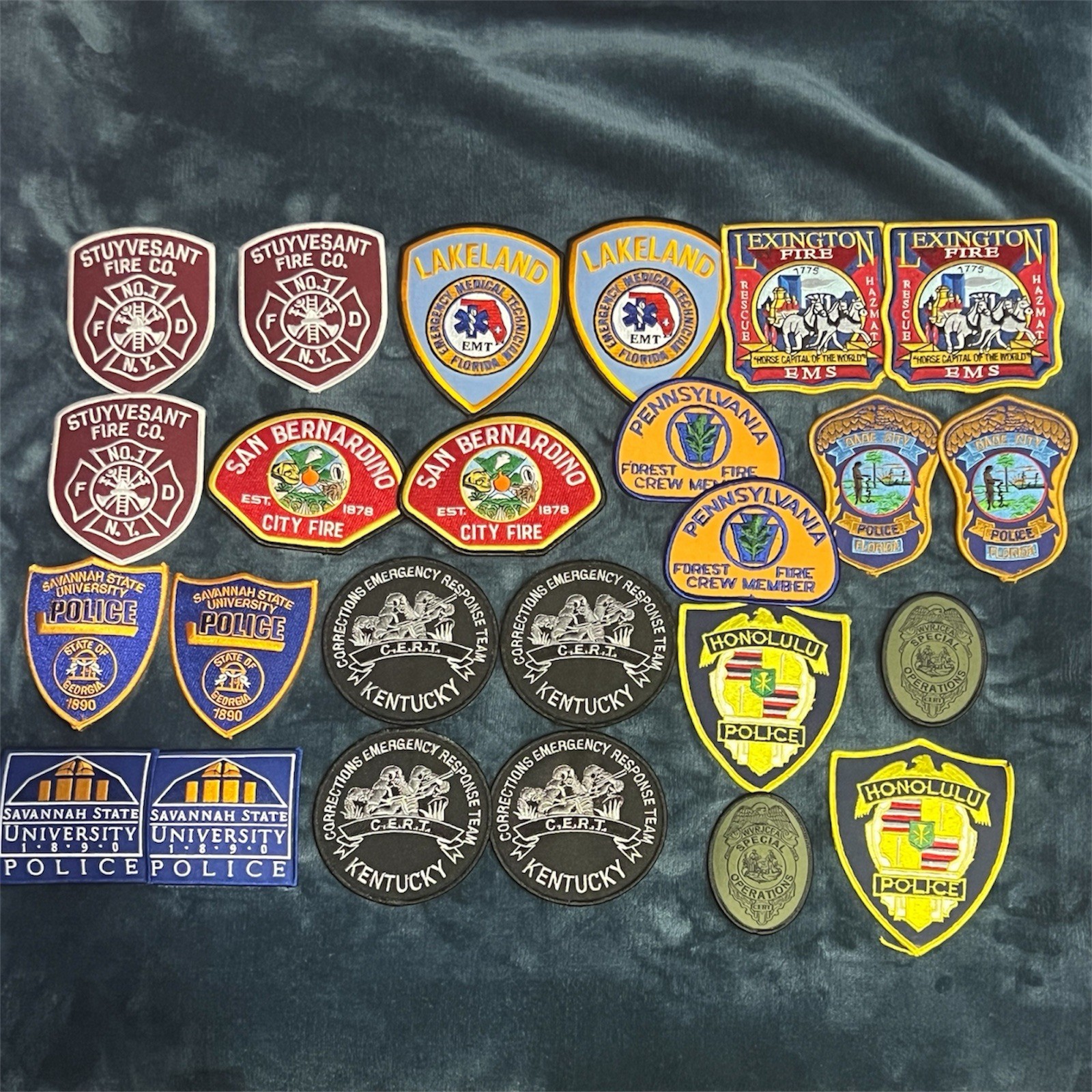 Fire Controlman Patch Mixed Lot Of 25 Police/Fire/EMS Department Patches Trader Lot | eBay
