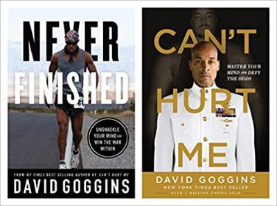(Combo) Cant hurt me + Never Finished - David Goggins - Zdjęcie 1 z 4