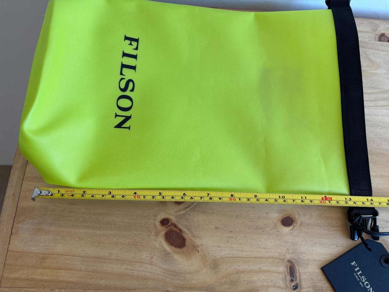 Filson Small Dry Bag 20261028 Laser Green Waterproof - New