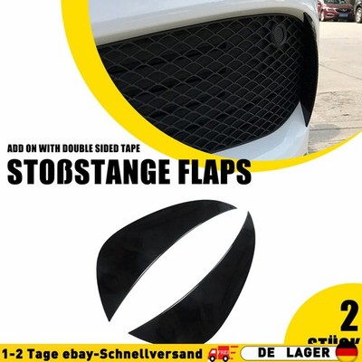 Front Stoßstange Flosse Flaps Flics Canard für Mercedes W205 C205 A205 S205 C43