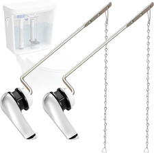 Side Mount Toilet Handle Replacement Kit, 2 Pack Toilet Flush Lever