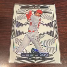 2020 Panini Chronicles Obsidian Shohei Ohtani #40 Electric Etch Contra /8