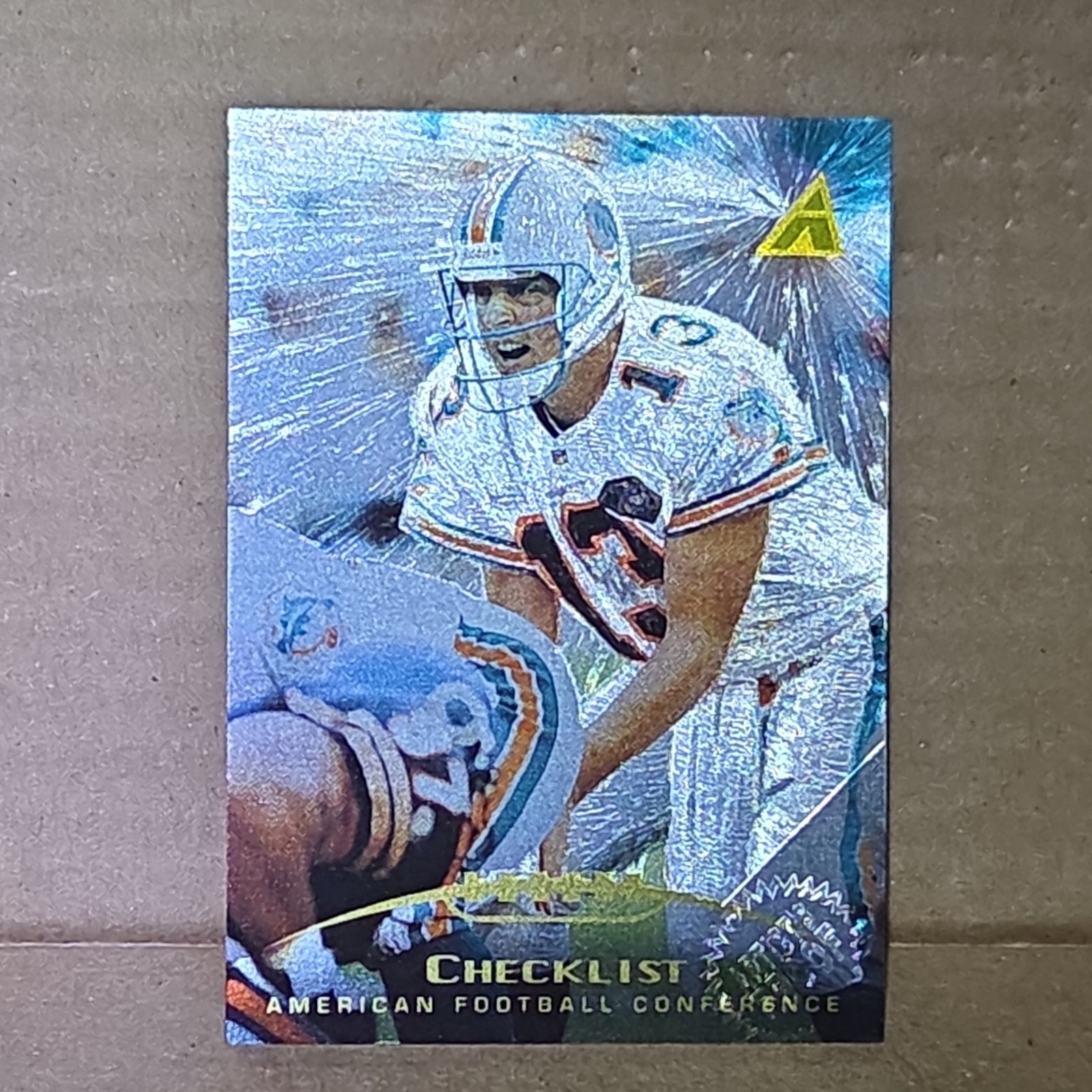 Pinnacle 1995 Dan Marino #244 Miami Dolphins NFL Checklist. Artists Proof.