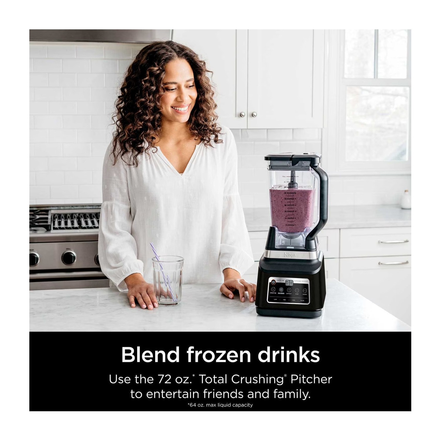 Ninja BN805A 1400W Pro Plus Kitchen System Blender and Food Processor (Black)