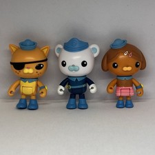 Fisher-Price Octonauts Kwazii, Captain Barnacles, and Dashi Action Figures A7