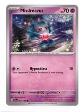 Misdreavus 087/193 Paldea Evolved Pokemon Common NM 2023 Scarlet & Violet
