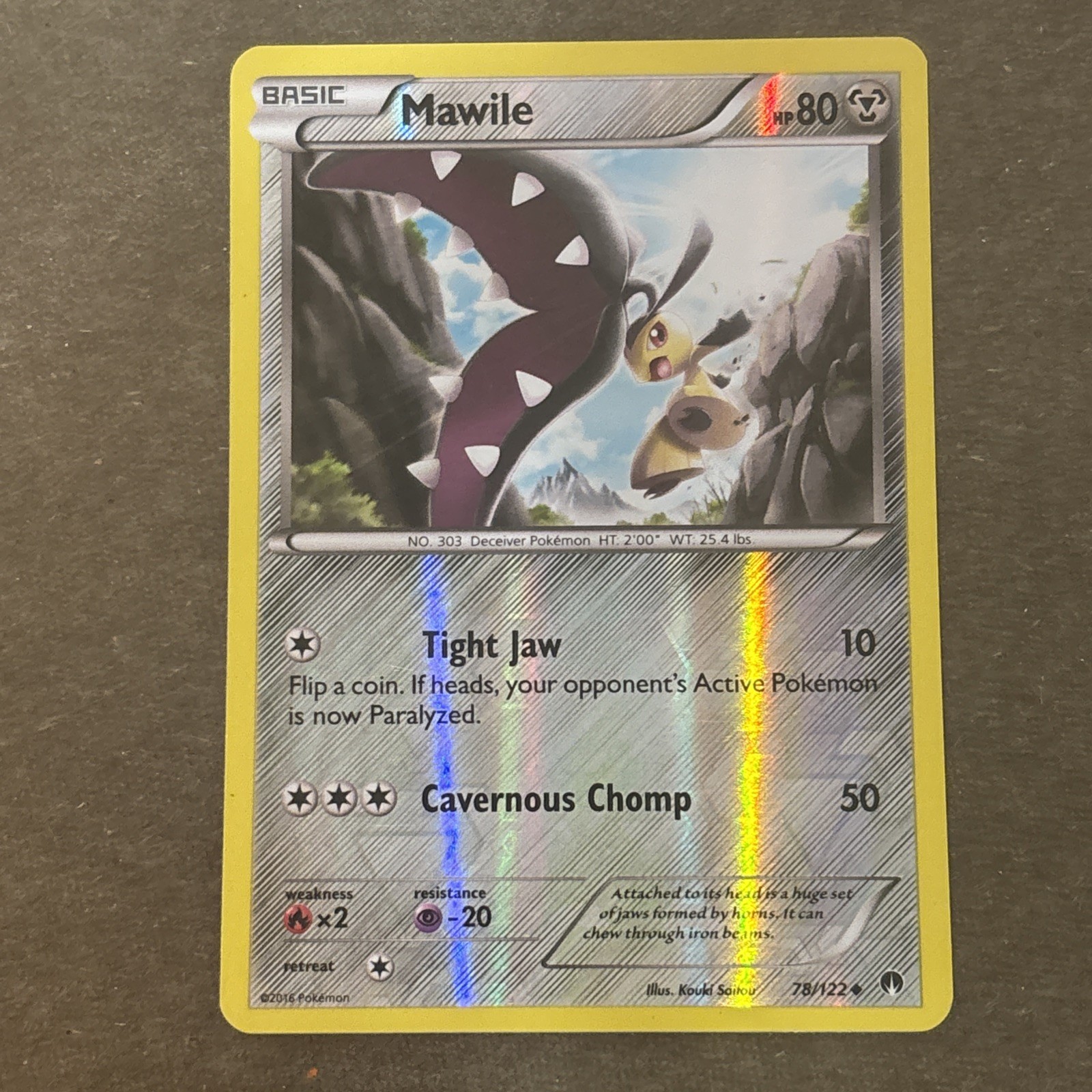 Mawile 78/122 Reverse Holo XY Breakpoint Pokémon TCG LP