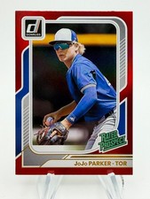 2026 Donruss Baseball JOJO PARKER Rated Prospect Base Set Red Foil /250 #115