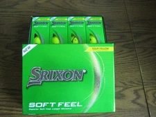 2 dozen BRAND NEW Srixon Soft Feel  golf balls  Tour Yellow