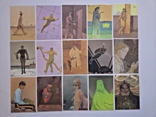 1993 Moebius Complete Base Card Set 1-90 w/6x wrappers Comic Images Jean Giraud
