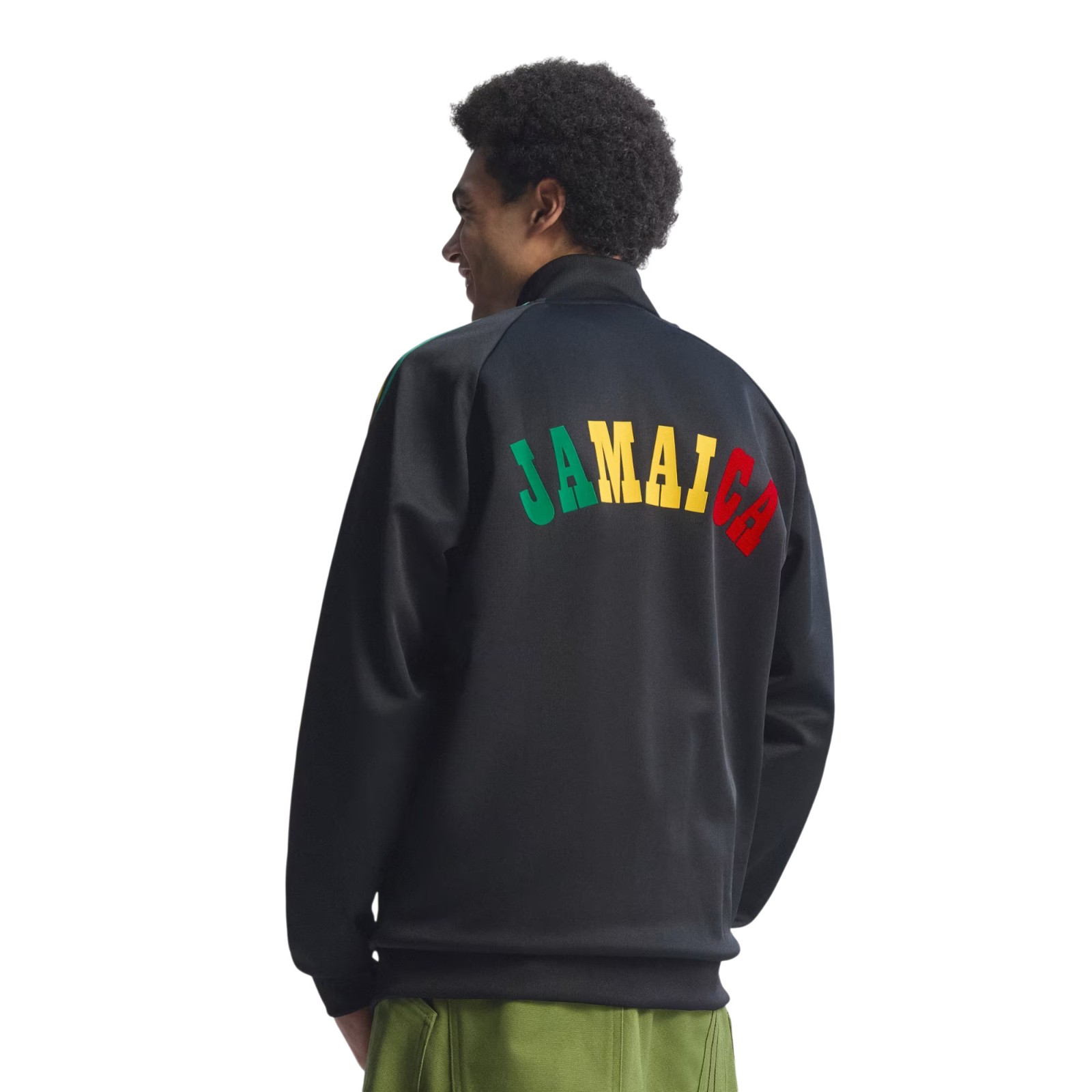 Adidas Originals Black Jamaica X Bob Marley Rasta Jacket & Pants Track Suit New image 4