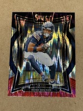 2024 Panini Select Rome Odunze Black & Red Shock Prizm Rookie Card 3 RC Bears