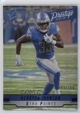2019 Panini Prestige Xtra Points Purple 49/100 Kerryon Johnson #127 12gr