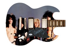 Motley Crue Tommy Lee Signed Autographed Custom Photo Graphics Guitar ACOA ACOA