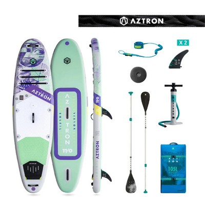 Aztron 11'0 x 32'' Soleil Allround iSUP Board Set mit Windsurf-Option - Herren