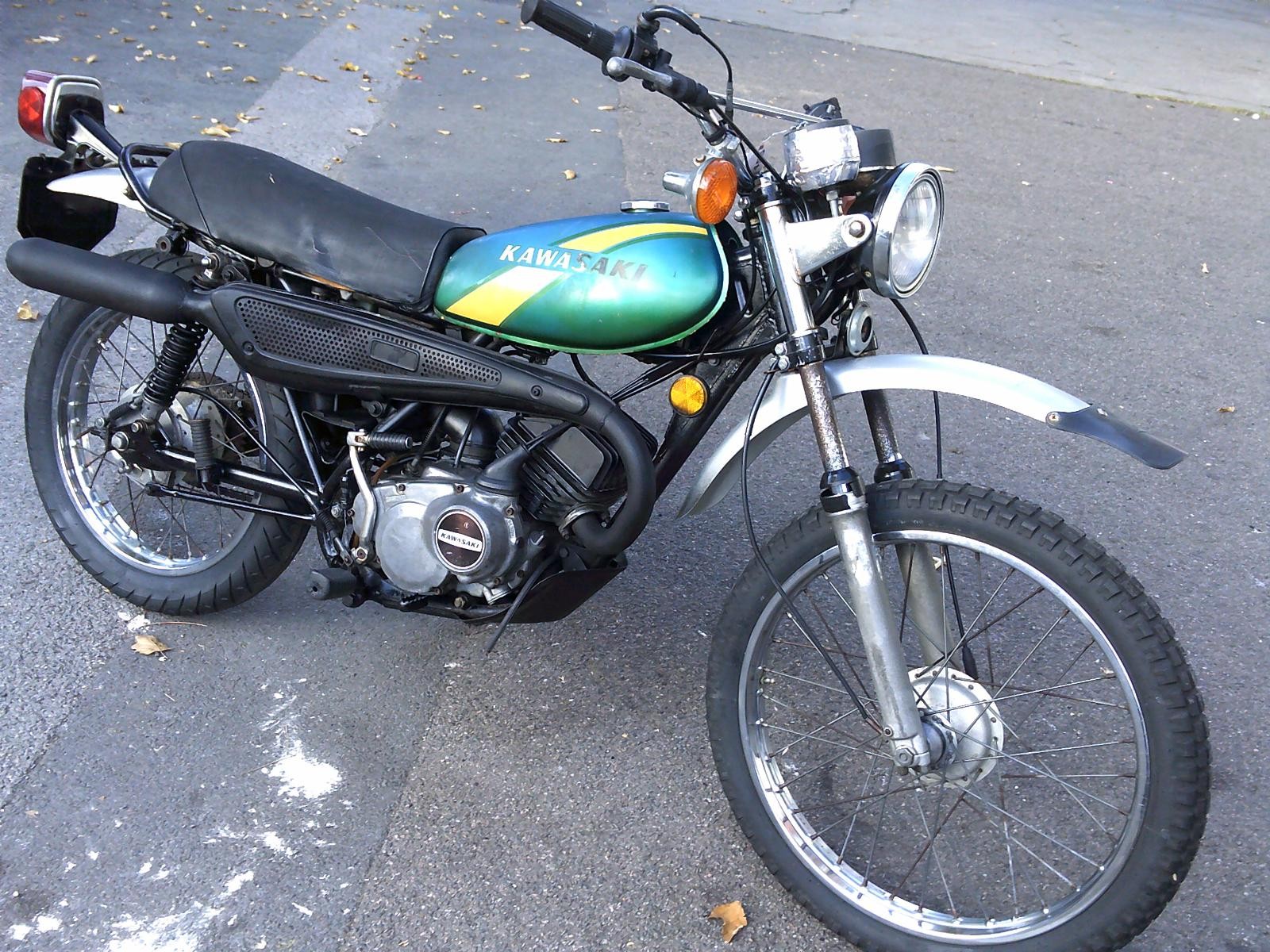 1975 Kawasaki KE175 trail bike KE175B Great project us import original £1599