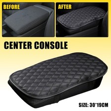 Universal Center Cover Cushion Armrest Console Pad Black Protector Car Auto Part