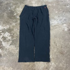 Polo Ralph Lauren Pajama Pants Size Large Black Waffle Knit Red Pony Logo
