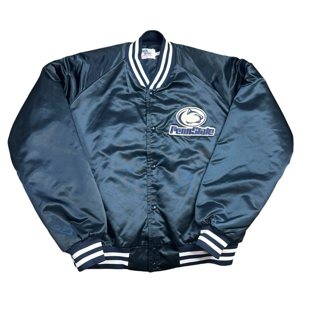 Vintage Chalk Line Penn State Lions Spellout Bomber Jacket Adult