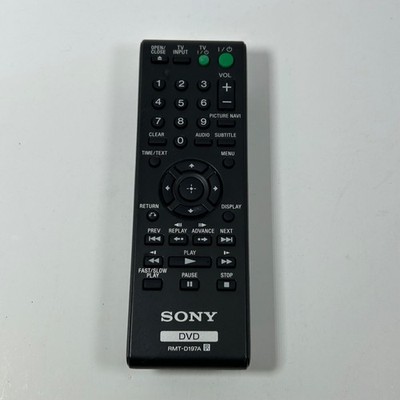 Sony Remote RMT-D197A for DVP-SR210 DVP-SR210P DVPSR510 DVPSR510H Tested OEM