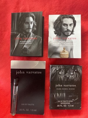  Lot 4 John Varvatos~Artisan Acqua~Dark Rebel Rider~la Parfum Pour Hmme 0.2 oz
