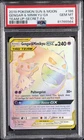 2019 POKEMON SUN & MOON TEAM UP SECRET #186 FULL ART/GENGAR & MIMIKYU GX PSA 10