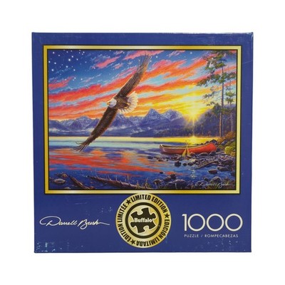 Buffalo Games Premium Quality Interlocking Jigsaw Puzzle, 1000 Piece (Eagle)