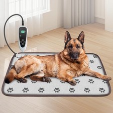 34x21 Large Dog Heating Pad - Waterproof Pet Heat Mat Smart Thermostat Switch