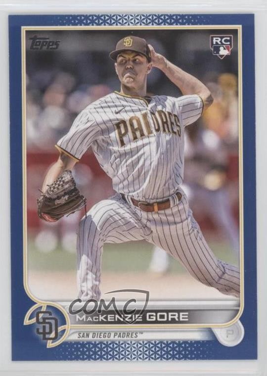 2022 Topps Update Royal Blue Mackenzie Gore #US81 Rookie RC 0z2o