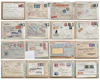 Deutsches Reich schönes Belegelot ab 1924 bis 3. Reich mit interessanten Stücken