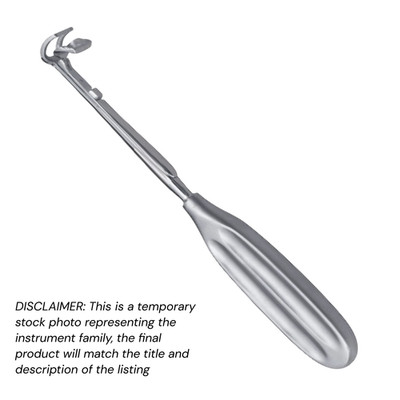 St. Clair Thompson Adenoid Curette 8-1/4'' Size #3 (16 mm) Stainless Premium