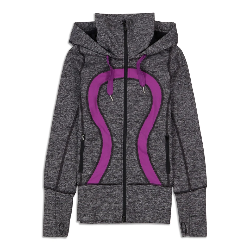 Chaqueta informal con cremallera para mujer Lululemon talla 4 multi