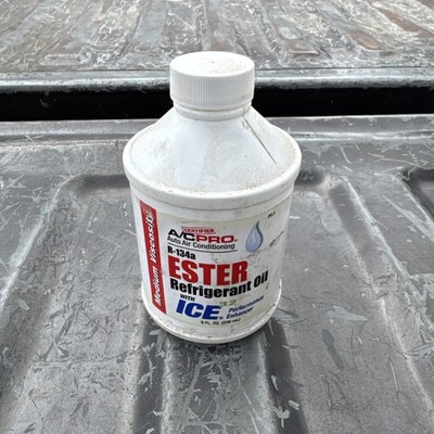 Certified AC Pro Ester 100 with Ice 32 Refrigerant Oil 8oz Bottle