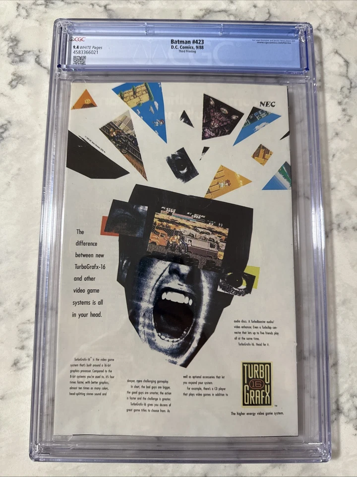 BATMAN #423 CGC 9.4 WP Third Printing Jim Starlin Story And Todd McFarlane Cover - Image 4 of 4